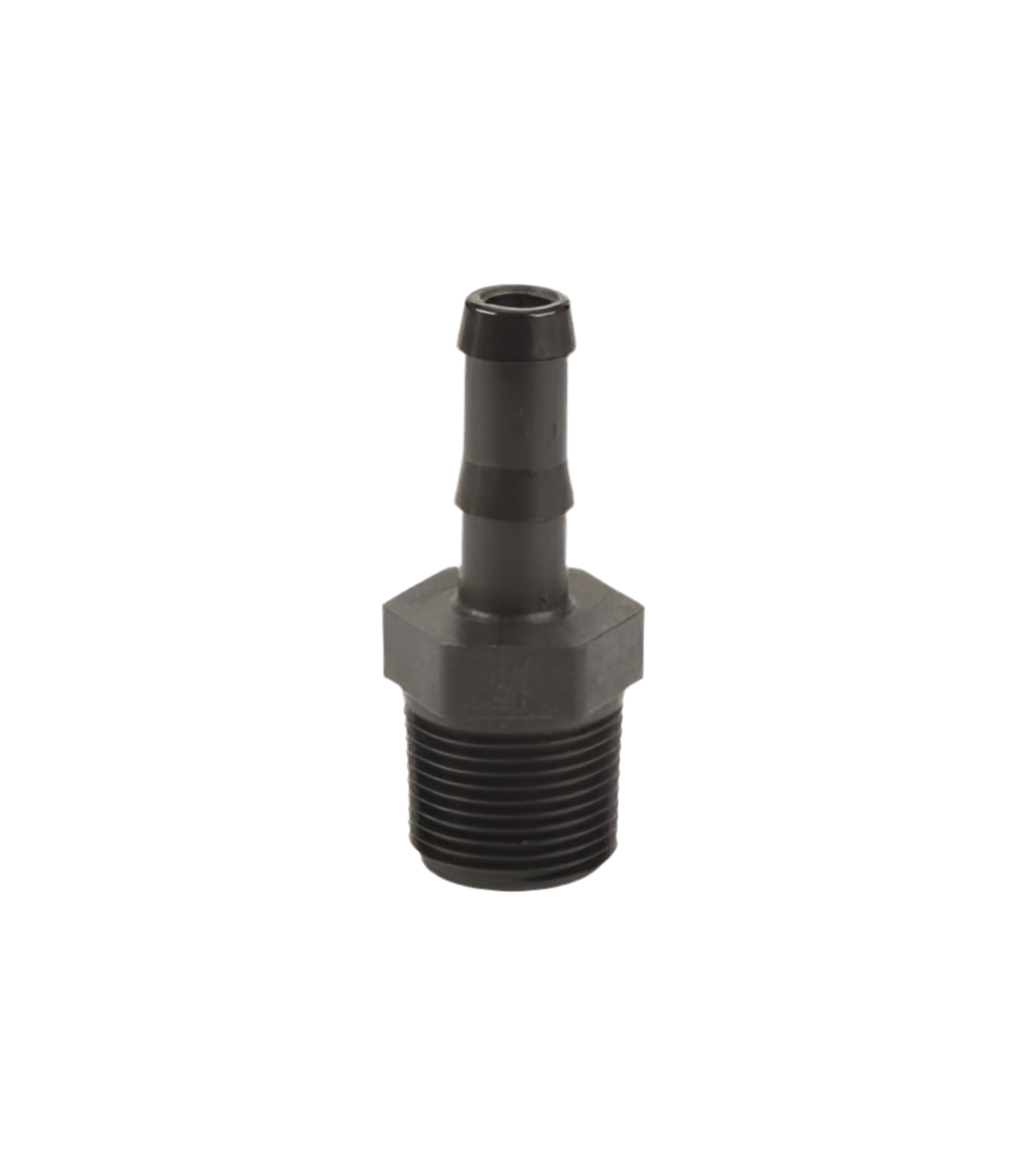 3/4" Male Thread x 1/2" Hose Barb Straight