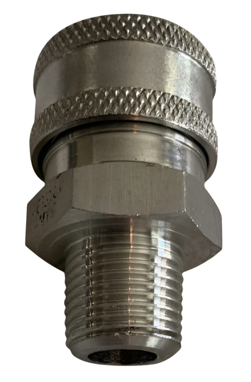 1/4" Male Stainless Steel Quick Connect