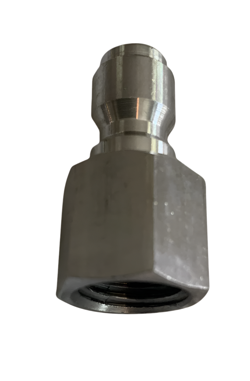 1/4" Female Stainless Steel Plug