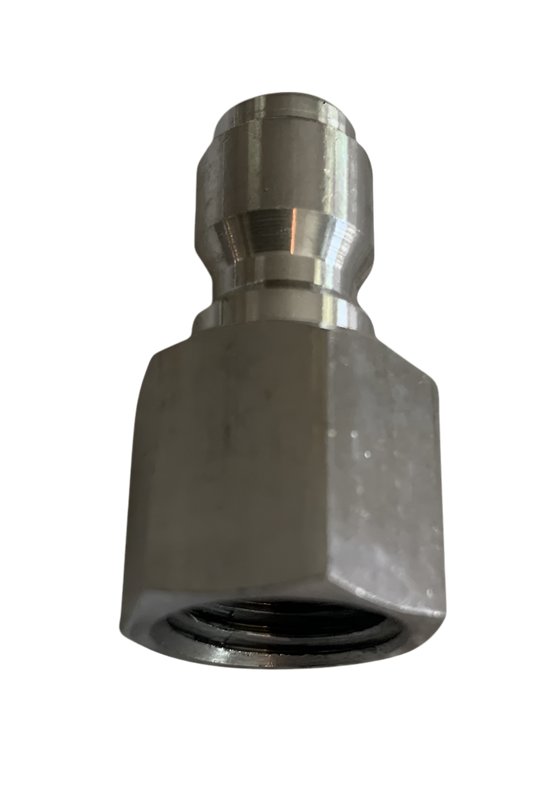 1/4" Female Stainless Steel Plug