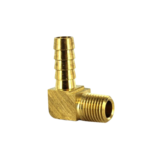 1/4" NPT  to 1/8" Hose Barb Elbow Brass Fitting
