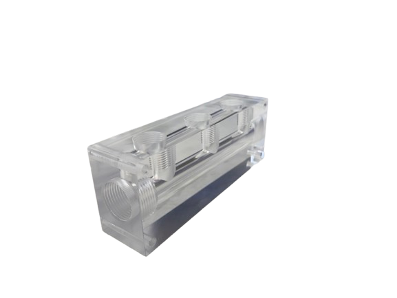 Clear Manifold Block