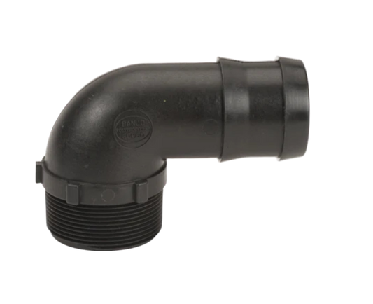 2" Male Thread x 2" Hose Barb Elbow