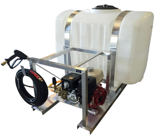 200 Gallon Pressure Washing Skid 4GPM/4000 PSI