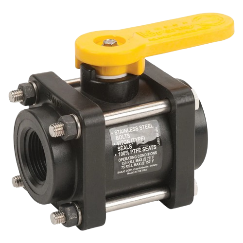 1" Full Port Poly Ball Valve