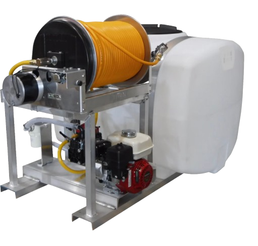 200 Gallon Skid Sprayer 10GPM Diaphragm Pump & Electric Reel