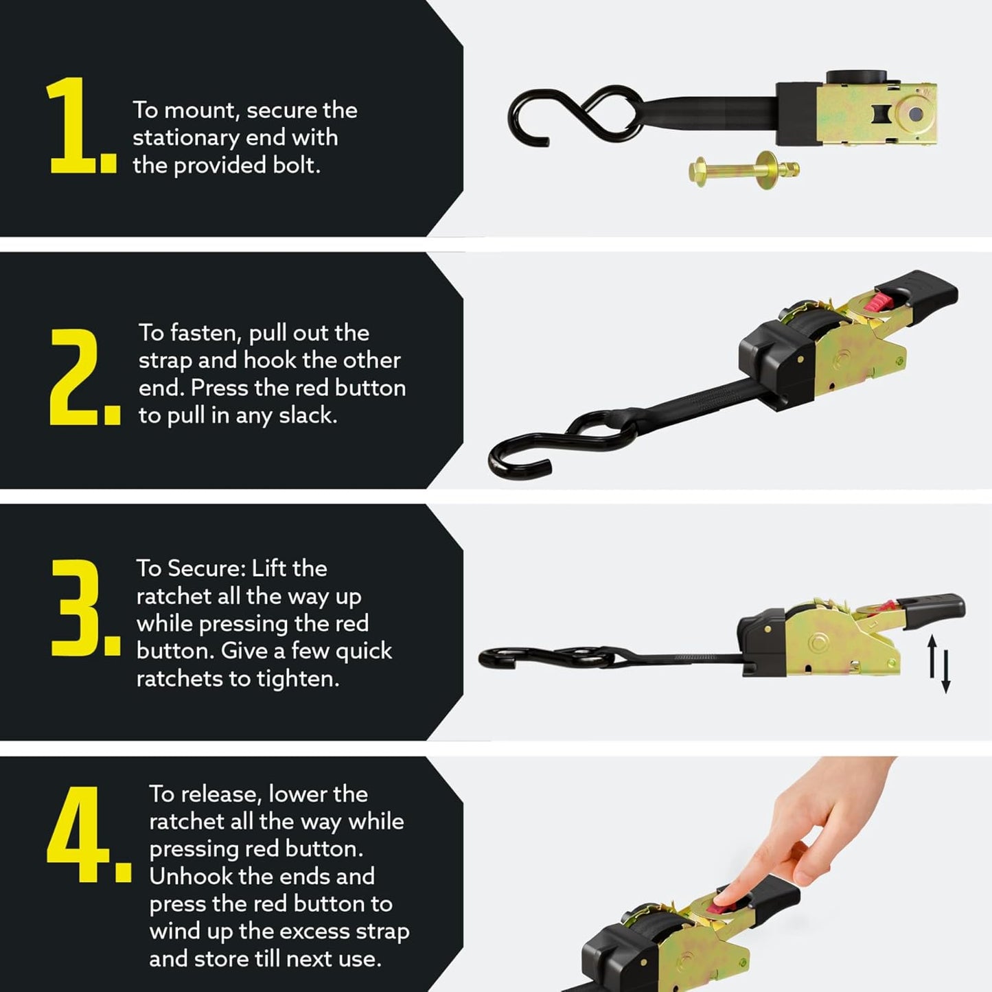 Mountable Ratchet Strap