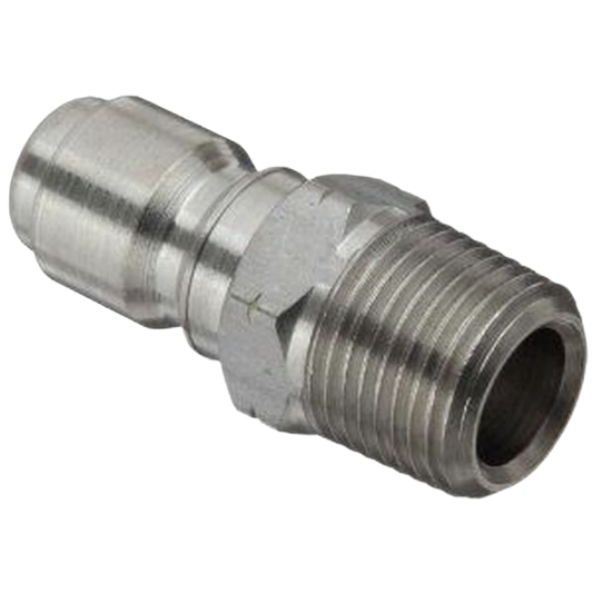 1/4" MPT Stainless Steel Plug