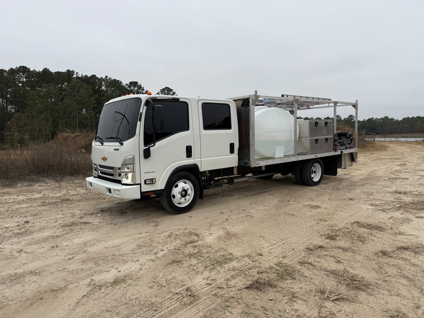 NEW Crew Cab Cabover Flatbed Build