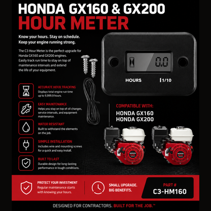 Honda GX160/200 Hour Meter
