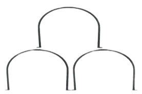 Hoops for 510 Gallon Elliptical Leg Tank Straps (Set of 3)