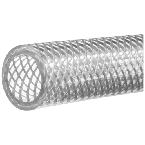 3/8" Clear Braided Hose - By Foot