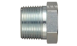 Steel Reducer Bushing - 1/2" NPTF Male x 3/8" NPTF Female