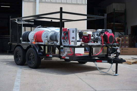 6x12 Pressure Washing & Gas Soft Wash Trailer