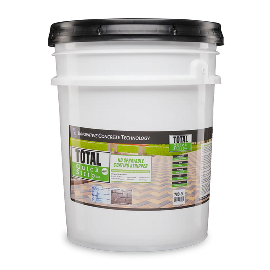 Total Quick Strip - Paint & Coatings Stripper for Concrete - Multi Layer 5 Gallon